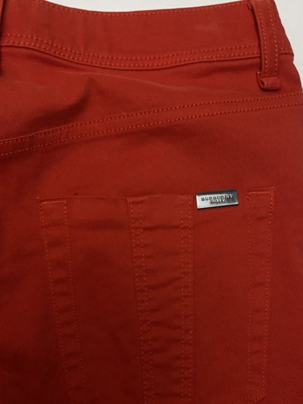 Burberry Brit Westbourne Skinny Ankle Red Jeans Size 28 - Picture 3 of 11